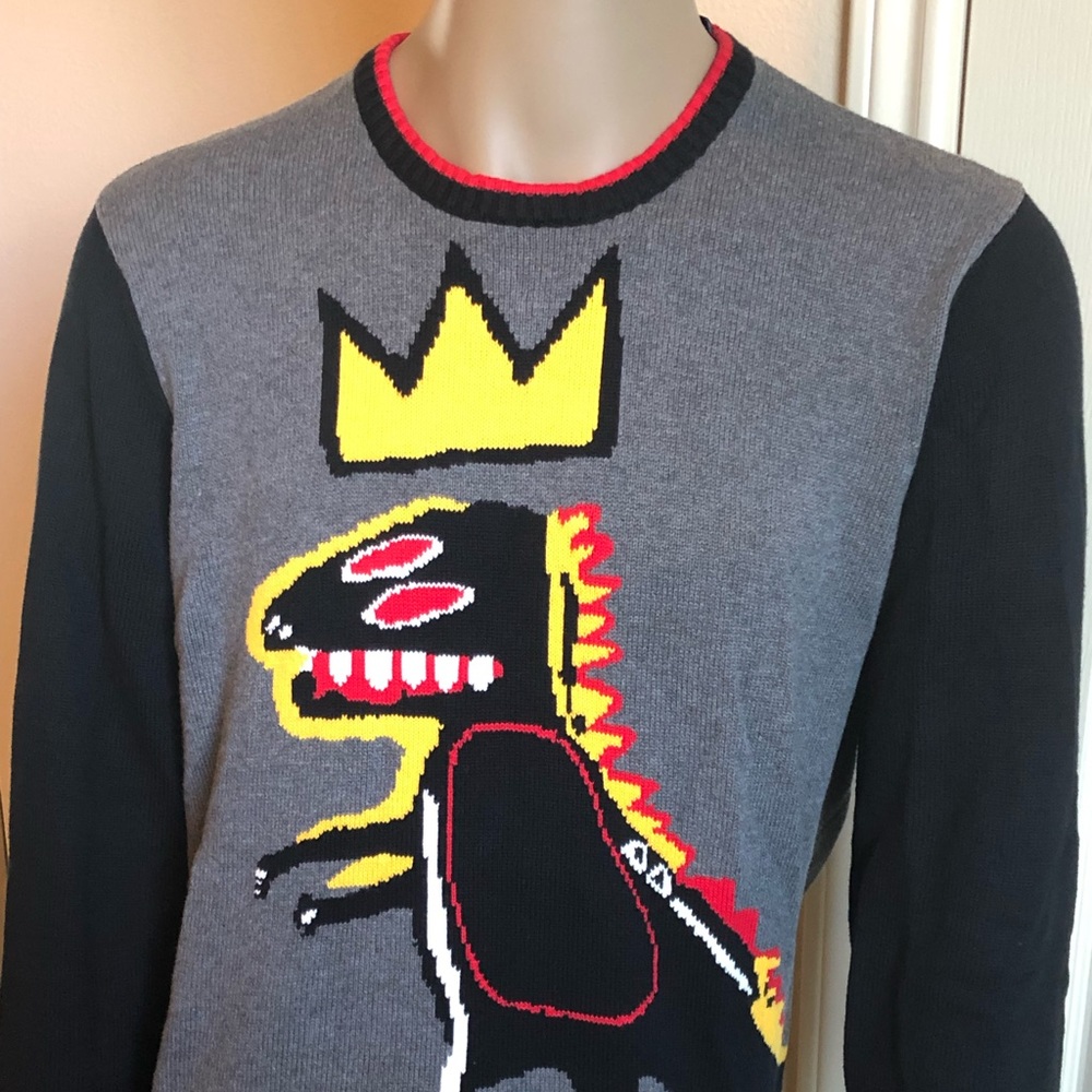 Sean John x Basquiat T-Rex sweater